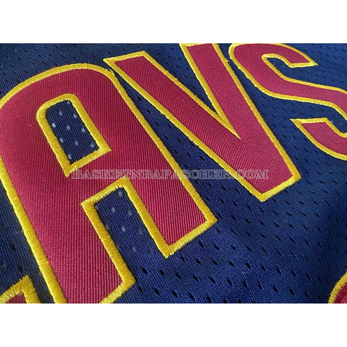 Maillot Cleveland Cavaliers LeBron James NO 23 Mitchell & Ness 2015-16 Bleu